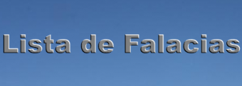 lista de falacias